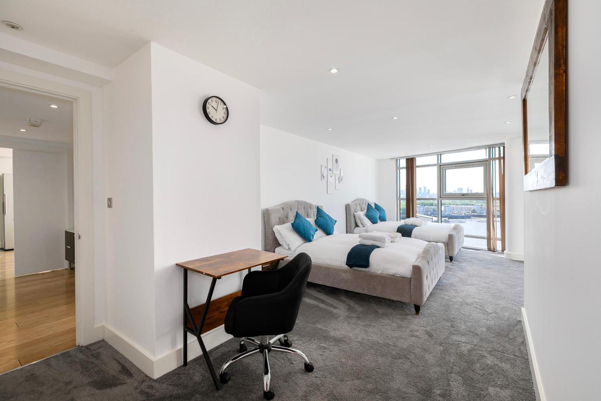 Pics Worthy 2 Bedroom 2 Bath Flat Thames View Sleep 6 Apartamento Londres